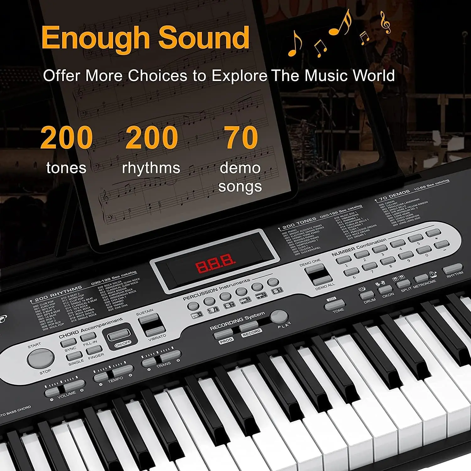 #Special Price🏷️Garvee 88 Key Folding Semi-Weighted Piano Full Accessory Set