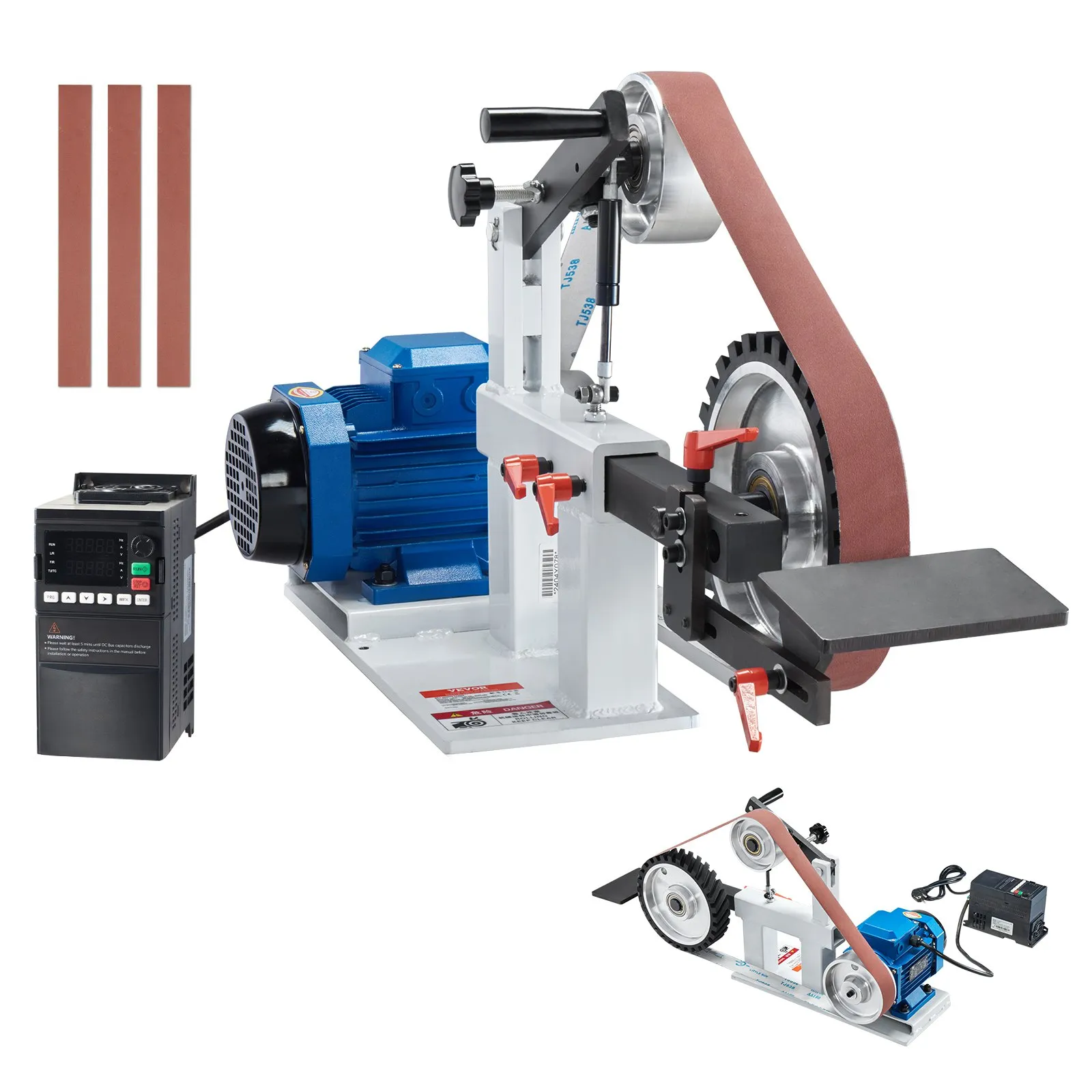 VEVOR Belt Sander, Variable Speed ​​Grinder