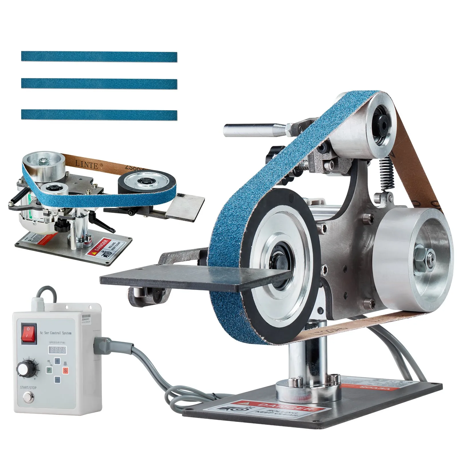 VEVOR Belt Sander, Variable Speed ​​Grinder