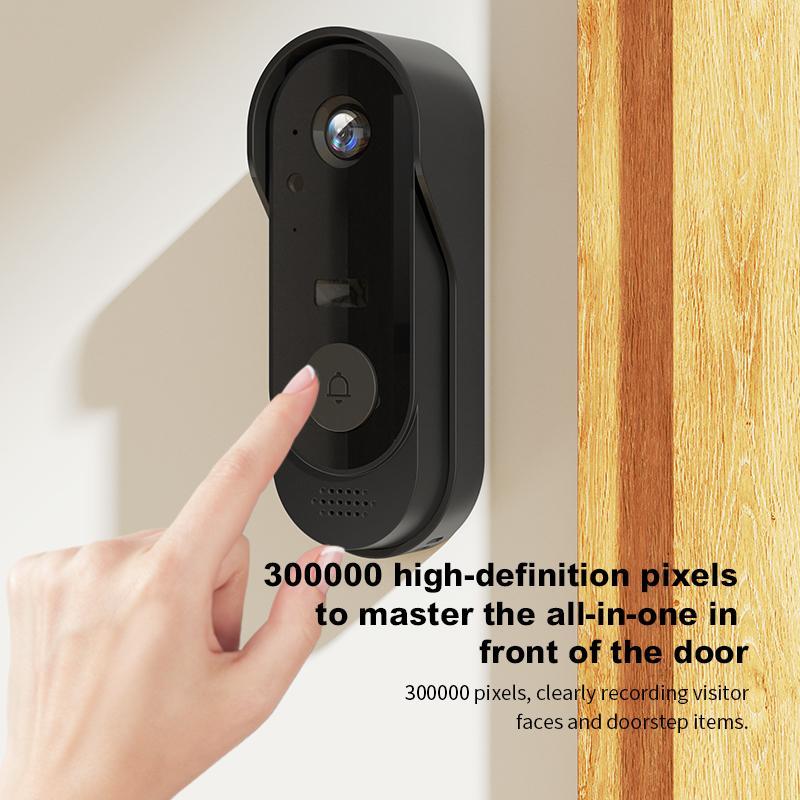 X8A Wireless Video Doorbell with Monitor, HD Camera, Rechargeable, Two-Way Audio, Night Vision, Waterproof, Plug & Play, No App Needed