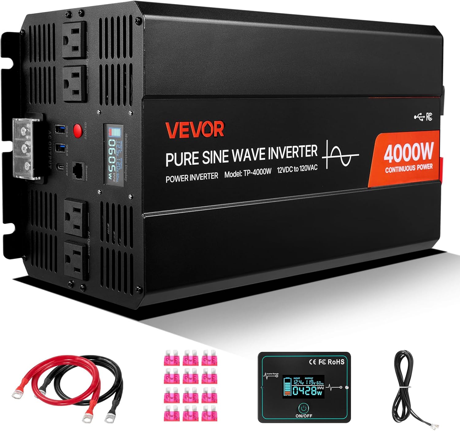 Spring Sale — VEVOR 4000W Power Inverter