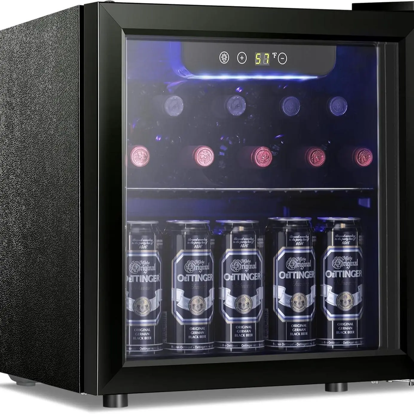 Mini Fridge 48-130 Can, Little Cooler with Digital Display 32~61℉