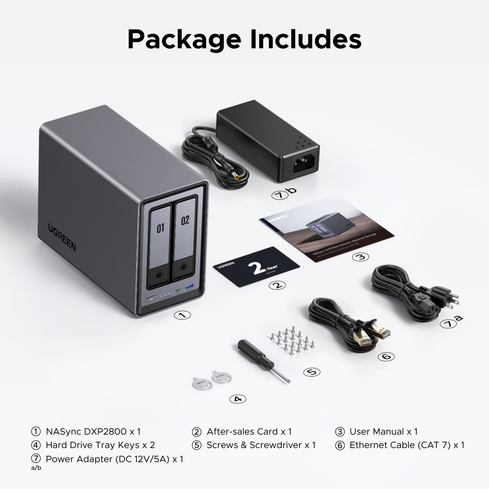 DXP2800 Dual-Bay Desktop NAS