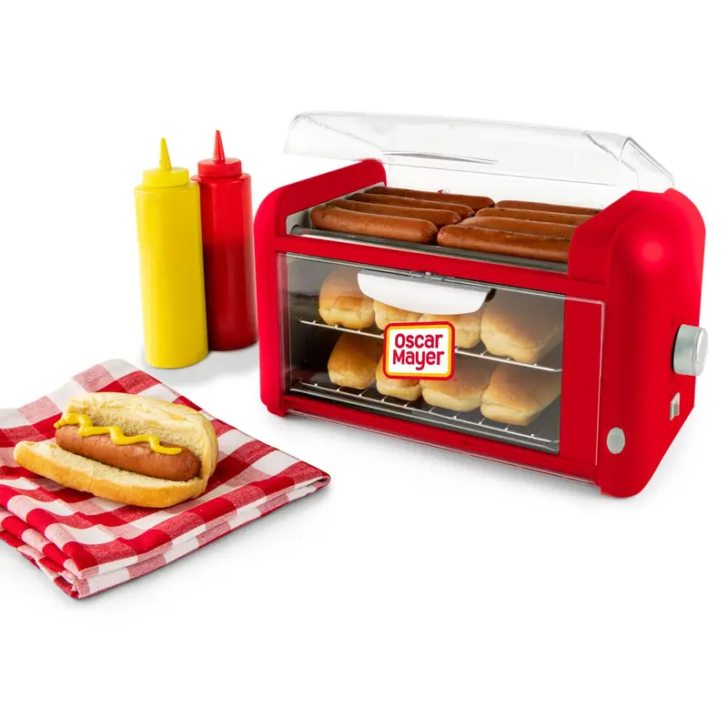 【BIG SALE】Nostalgia Oscar Mayer Hot Dog Roller & Bun Warmer