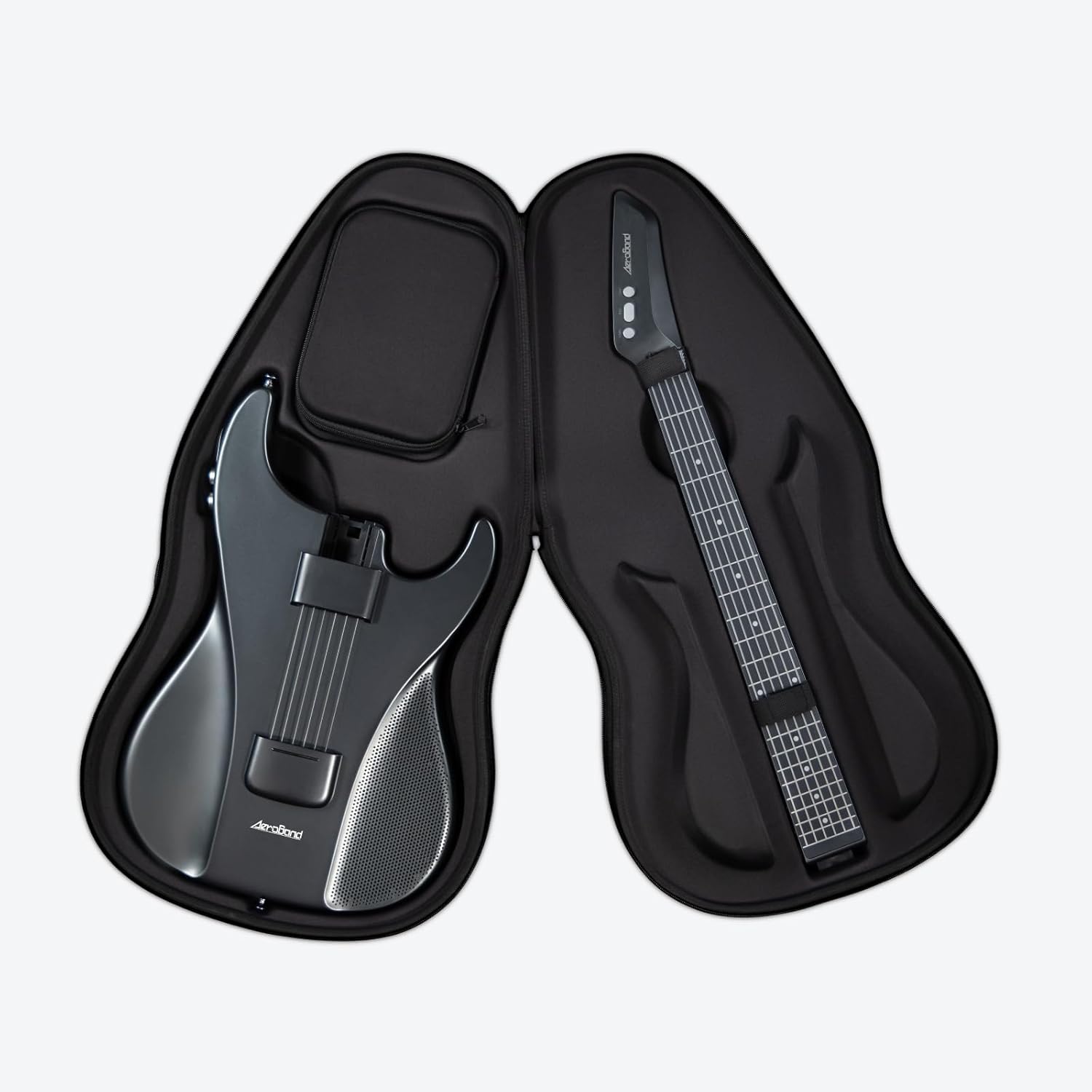  6-String Right-Handed Acoustic-Electric Guitar, Travel Silent Guitar With Detachable Fretboard, Headphone Jack, MIDI Guitar