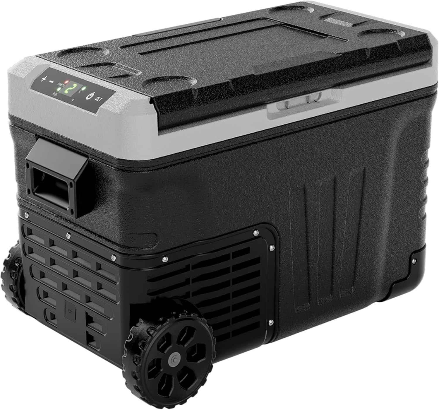EUHOMY 37 Quart (35 Liter) Portable Freezer with Wheels and 2 Baskets