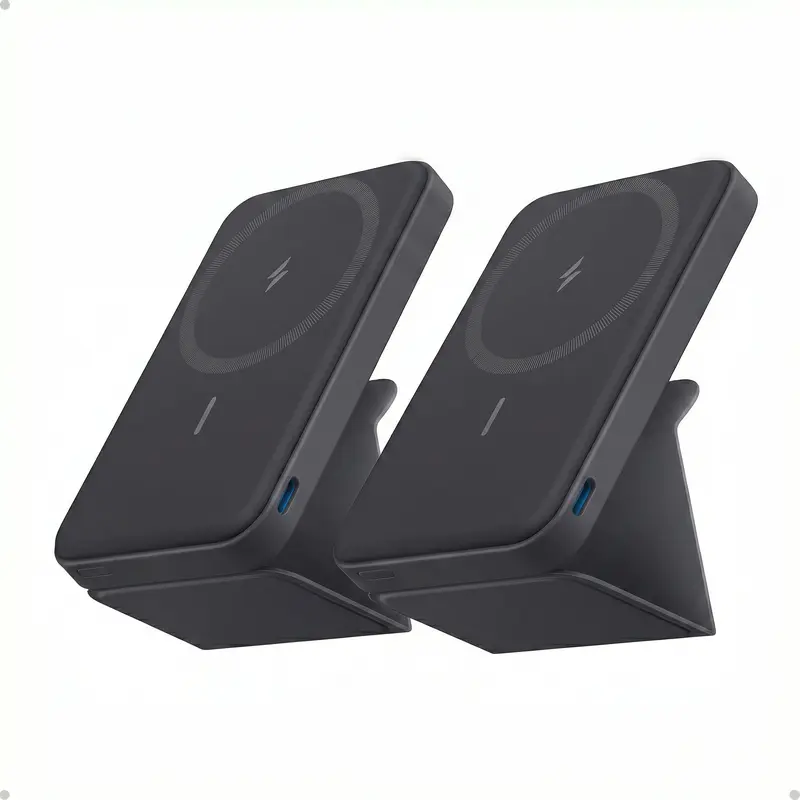 【PRICE SLASH】Magnetic Power Bank, Built-In Foldable Stand, USB-C Port on the Side, 5,000mAh Capacity, Perfectly Compatible with iPhone 17/16/15/14/13 Series summervibes