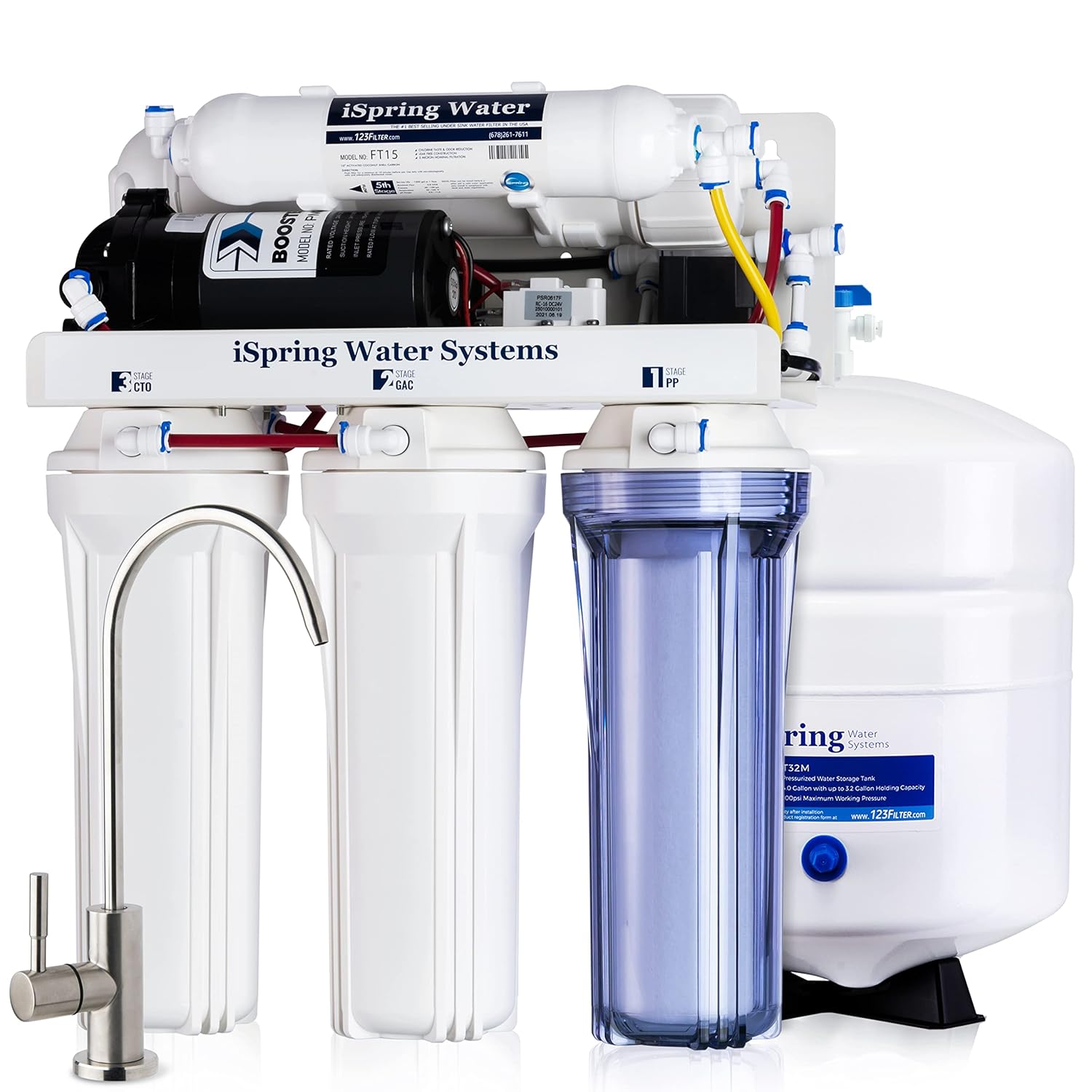 🔥Final Moments🔥iSpring RCC7P, 75 GPD Reverse Osmosis System with Pump
