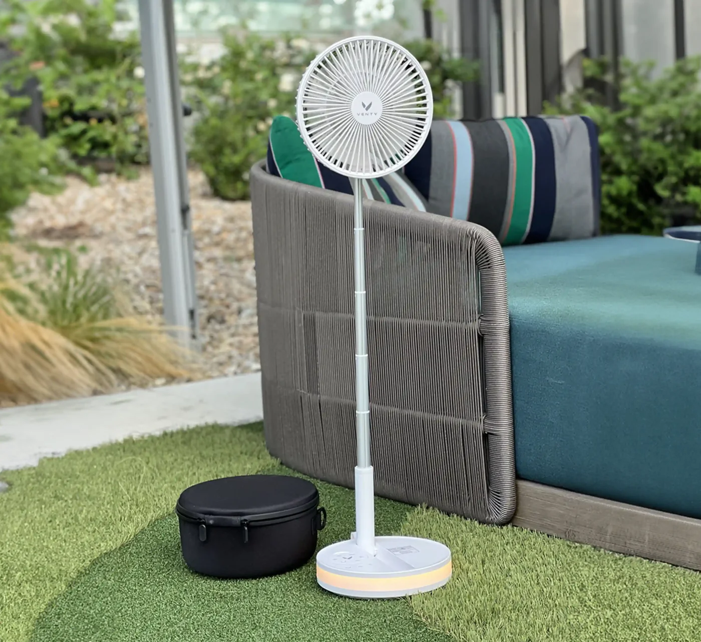 💥Special Offers💥48H Runtime | 4-in-1 Foldable Wireless Fan (180° Rotation)