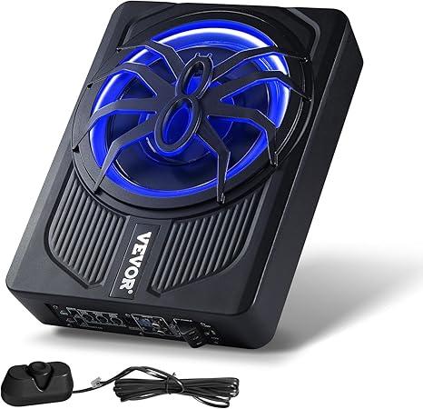 VEVOR 10-Inch 440W Under-Seat Car Subwoofer — Suitable for SUVs, Sedans, Trucks, RVs, and More