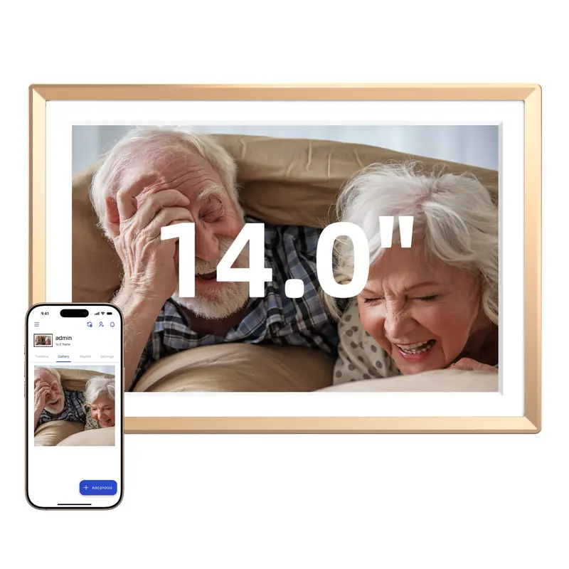 🛒BEST SELLER🚀ARZOPA WiFi Digital Touch Screen Photo Frame Free Unlimited Cloud Storage Touchscreen 120s Video Frame PhotoFrame Digital Picture Frame Auto Rotate for Gift Idea