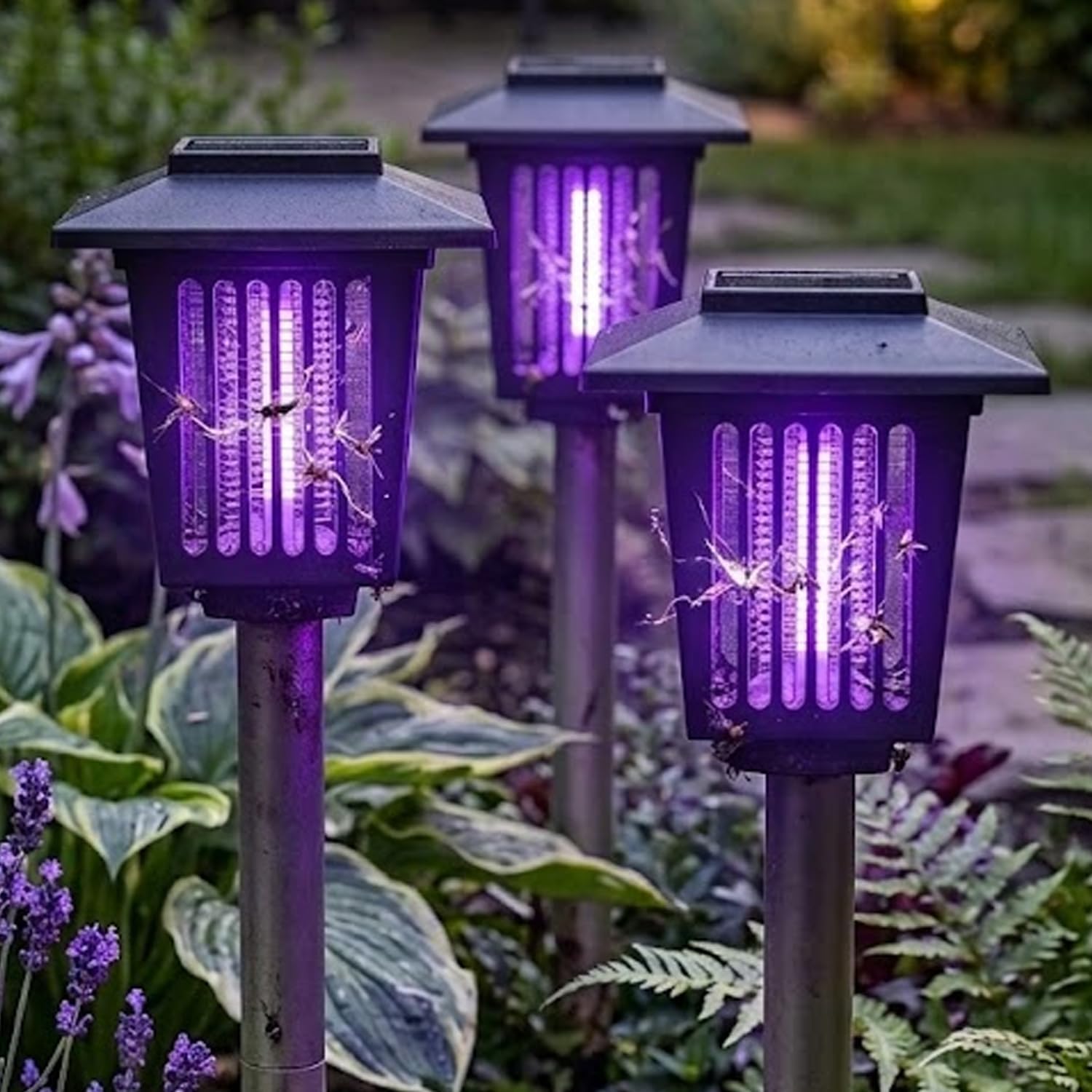 Smart Solar Dual-Mode Garden Zapper