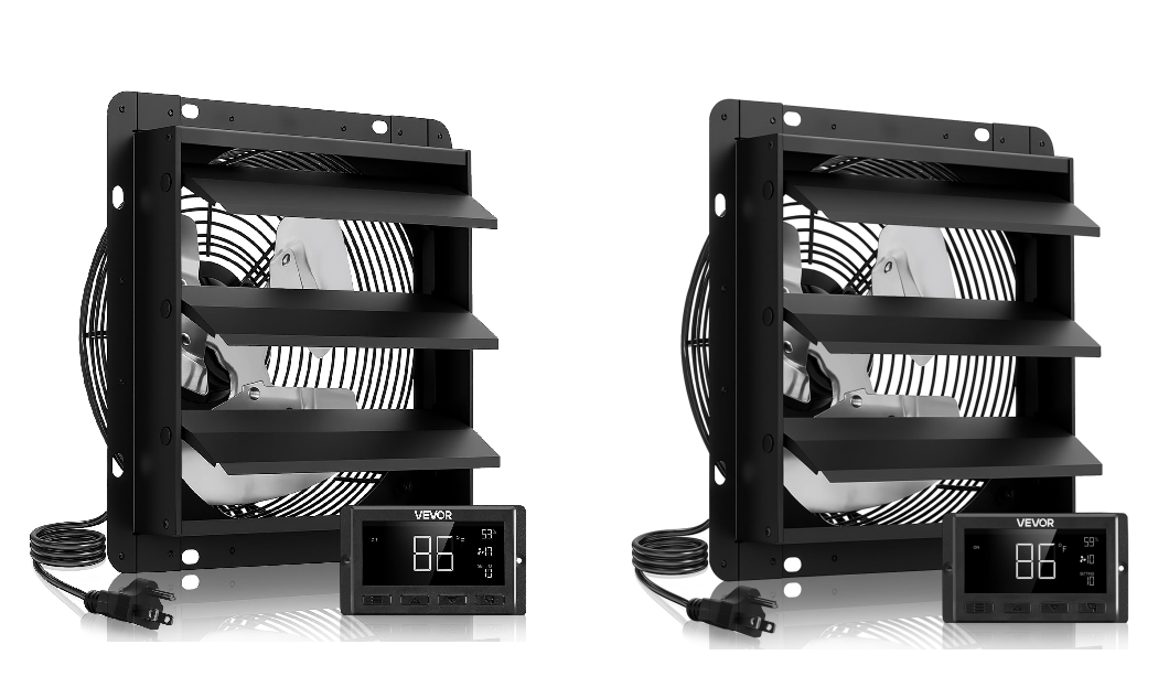 ✨Buy 1 Get 1 Free✨ VEVOR Exhaust Fan, Wall Mounted Attic Fan