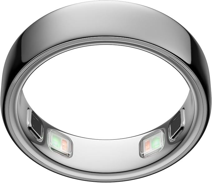 💥Special Offers Oura Ring 5 - Black - Size 6 - World’s Smallest Smart Ring - Sleep, Activity, Women’s Health, AI Advisor, 1 Week of Battery Life, Size Before You Buy, Android & iOS Compatible