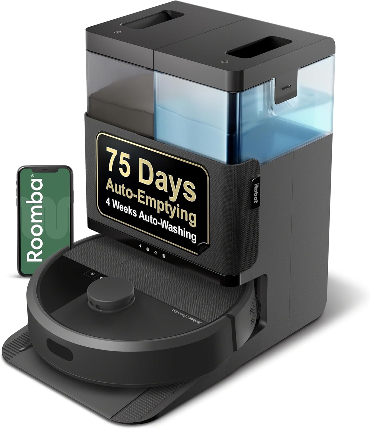 ⚡Special Offers iRobot Roomba Plus 405 (G181) 2in1 Vacuum & Mop Robot with AutoWash Dock - Dual Spinning, Smart & Fast Mapping, Ideal for Pet Hair, Self-Empties 75 Days, Intense Suction, Pad Washing & Drying