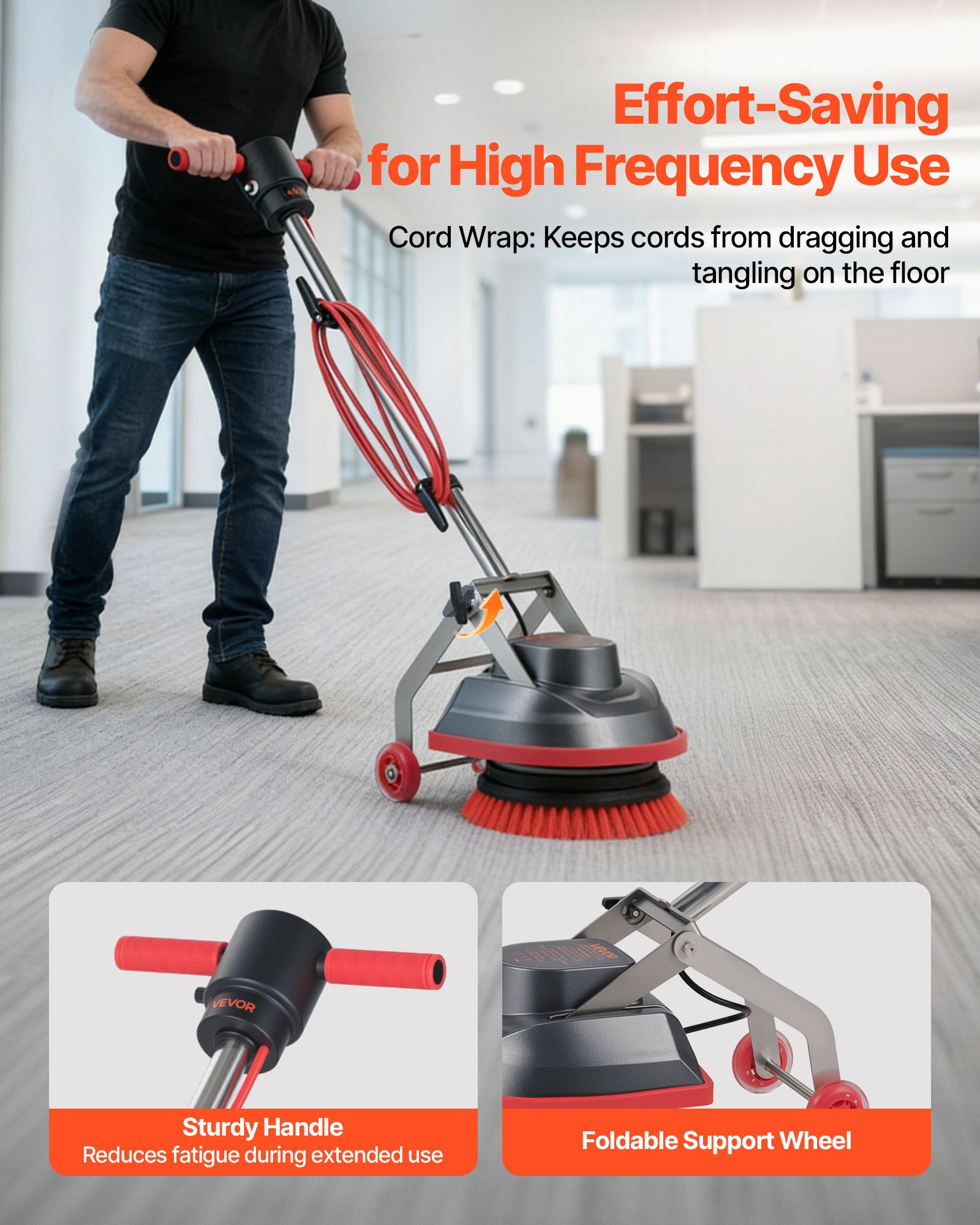 🧹🪣Today only--💥Smart commercial floor scrubber machine for just $39.98.