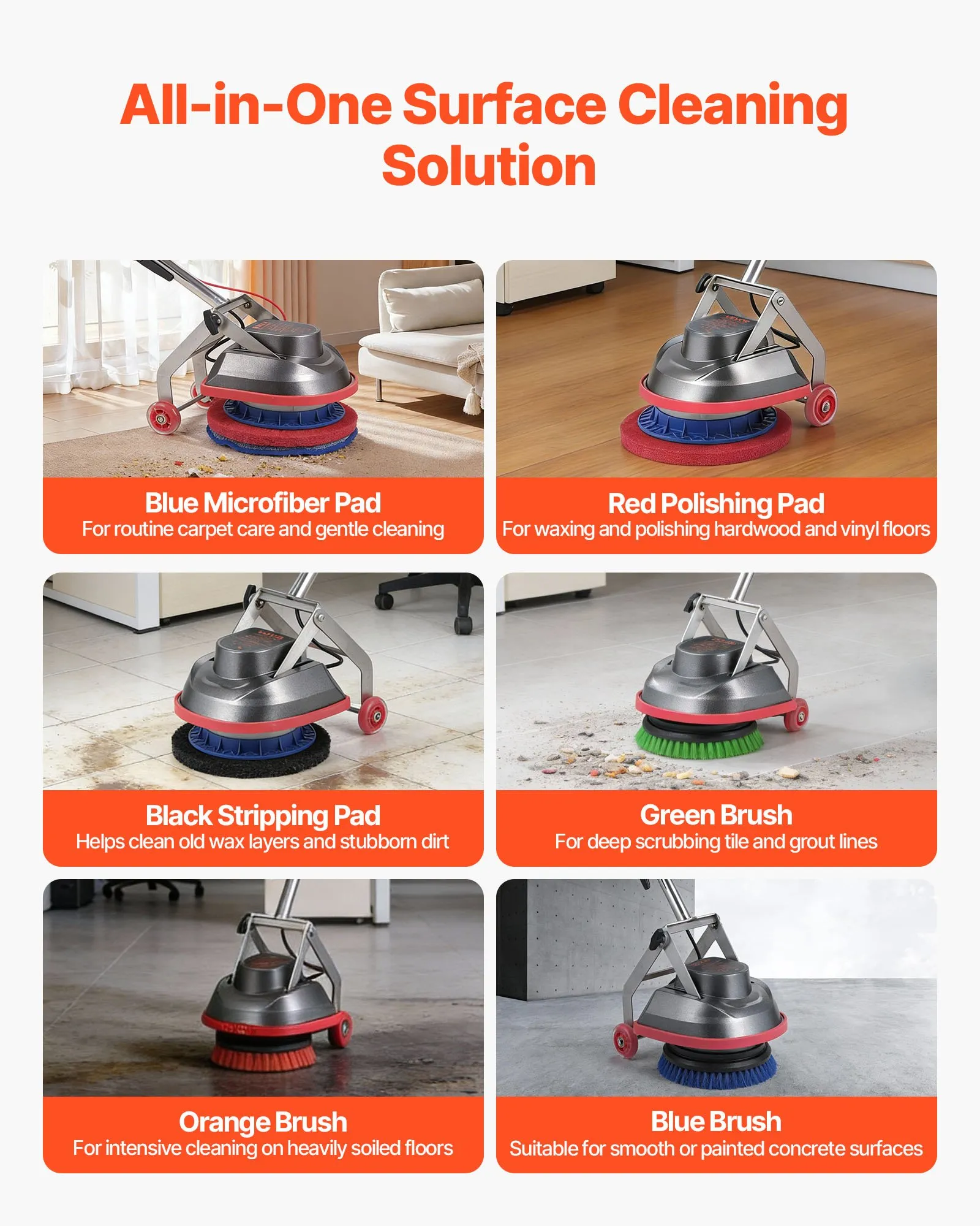 🧹🪣Today only--💥Smart commercial floor scrubber machine for just $39.98.