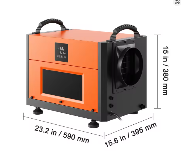 💥Special Offers  SucceBuy Commercial Dehumidifier with Drain Hose for Crawl Spaces Basements Warehouse & Job Sites Large Capacity Dehumidifier