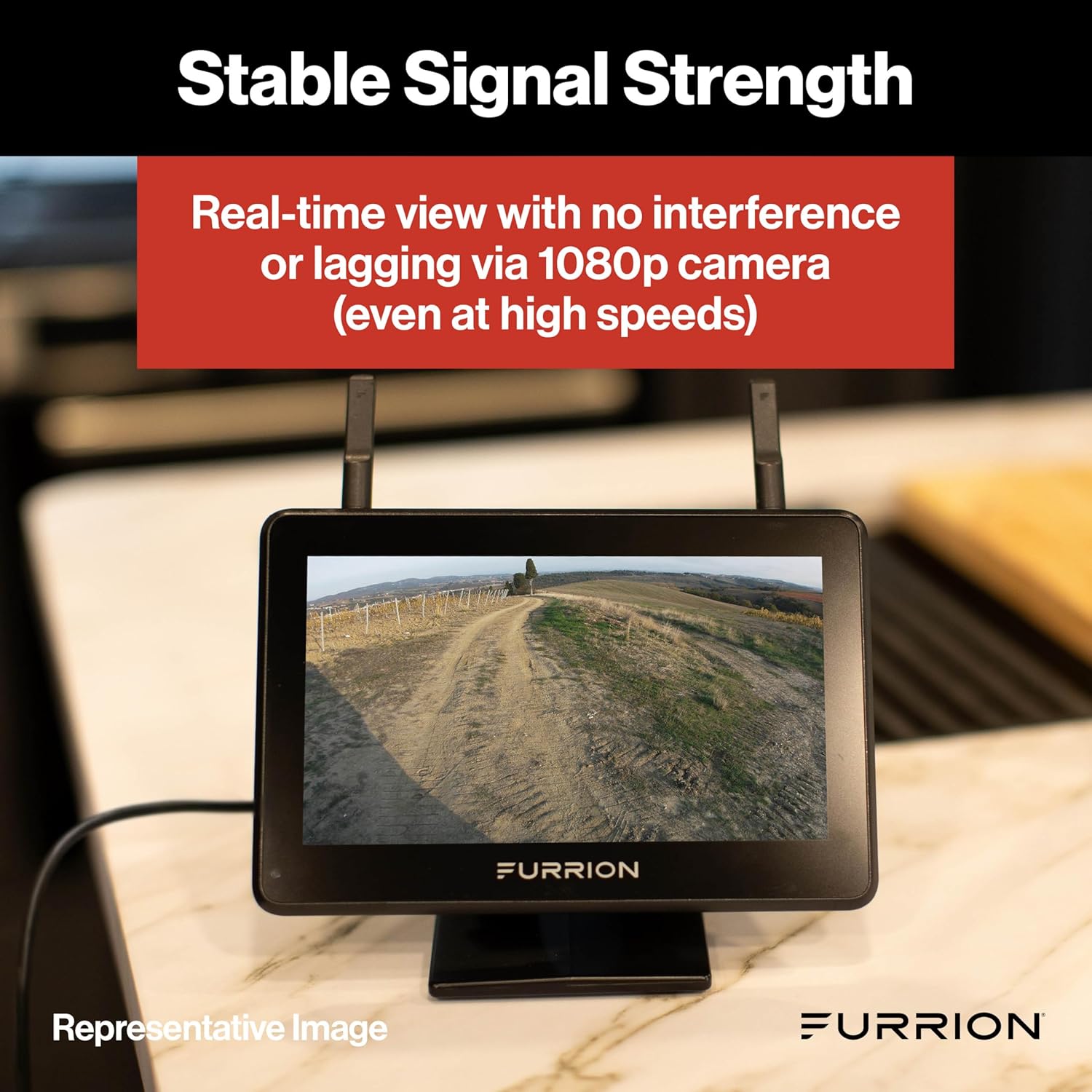 Furrion Magnetic Wireless Solar Backup Camera (with 7-inch IPS Touchscreen)