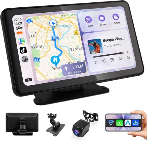 📢 Limited-Time Promotion 🔥Portable wireless CarPlay car GPS navigation system