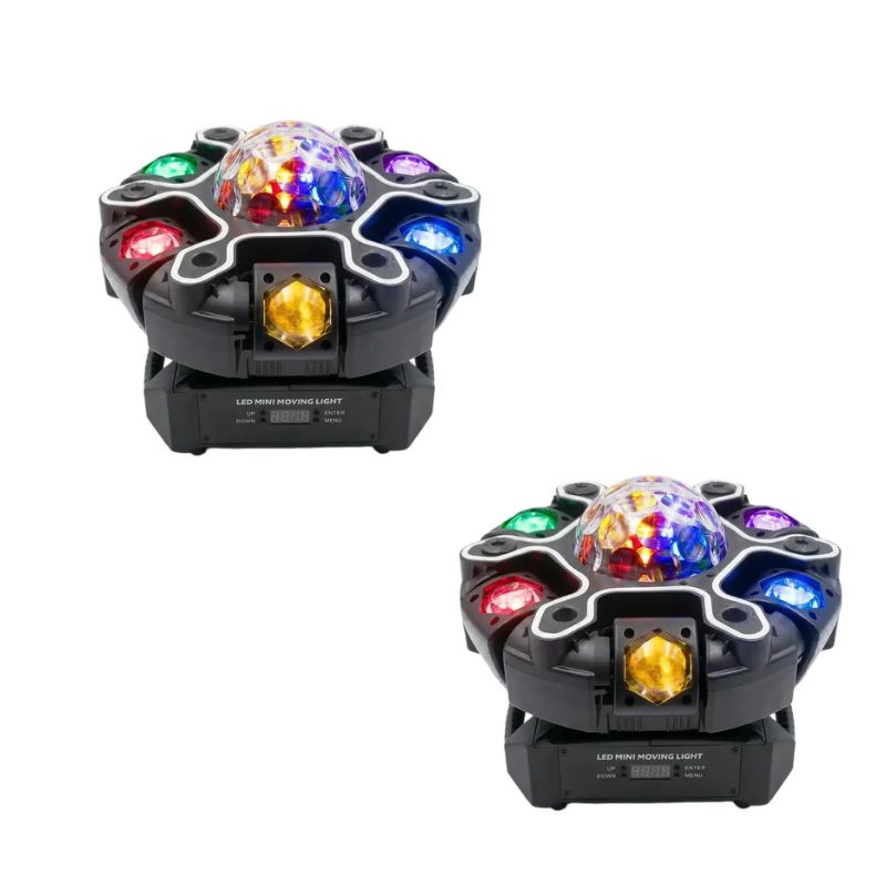 200W Sound-Activated "Bee-Eye" Moving Head DJ Light