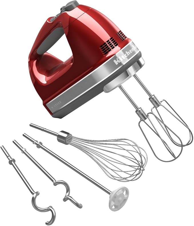 Today's Deal ✨KitchenAid Hand Mixer (with Turbo Beater II Beaters and Professional-Style Whisk)