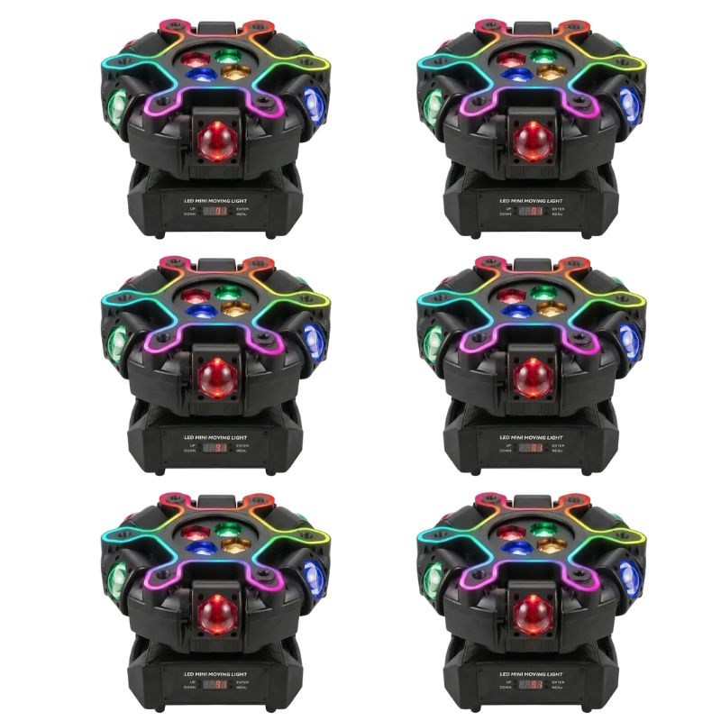 200W Sound-Activated "Bee-Eye" Moving Head DJ Light