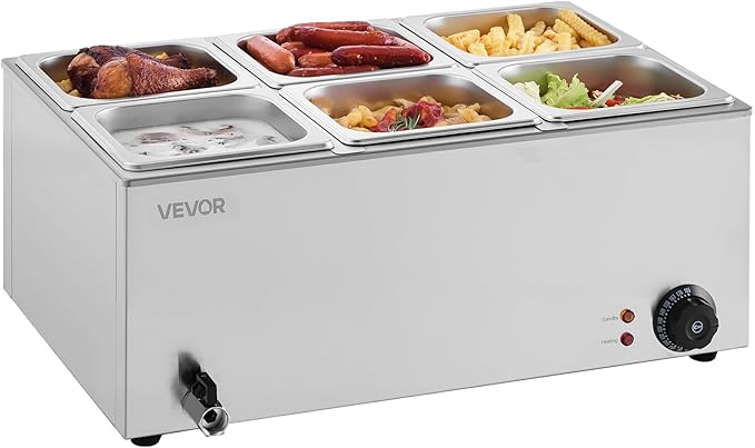 6-Pan Commercial Food Warmer