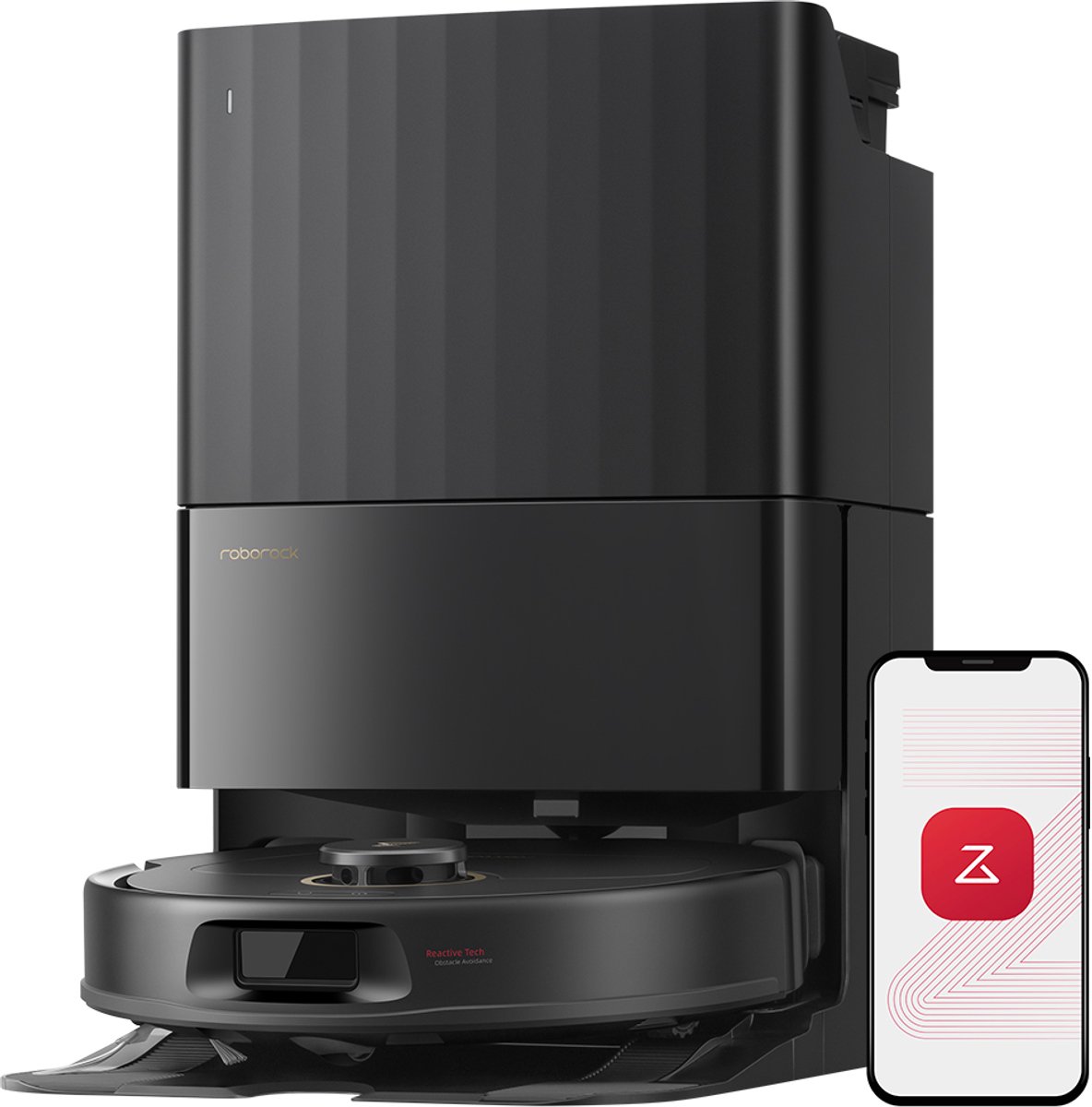 Roborock Qrevo S5V Robotstofzuiger met dock