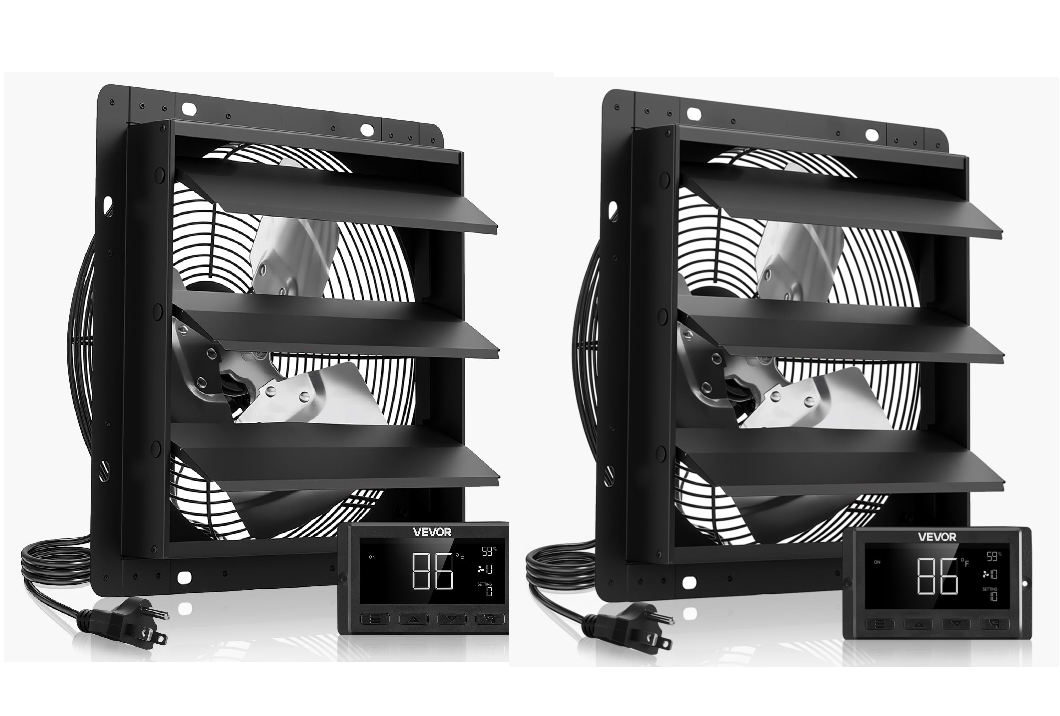 ✨Buy 1 Get 1 Free✨ VEVOR Exhaust Fan, Wall Mounted Attic Fan