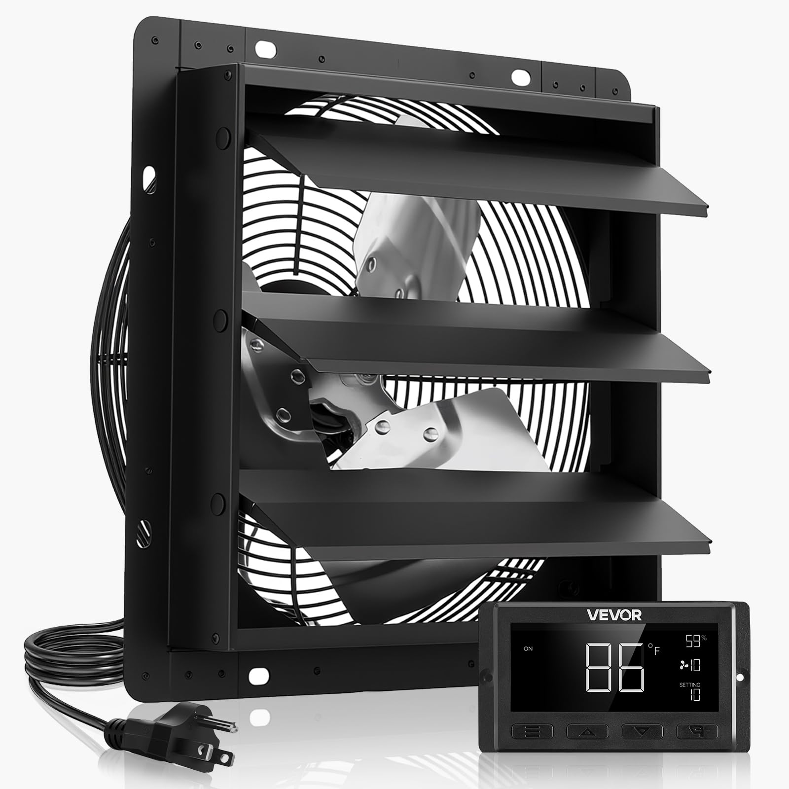 ✨Buy 1 Get 1 Free✨ VEVOR Exhaust Fan, Wall Mounted Attic Fan