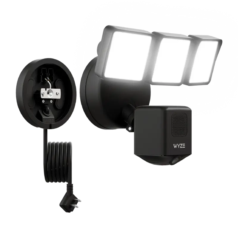 【Price Slash】Cam Floodlight Pro — Hard-Wired 2K HD Outdoor Smart Security Camera, Adjustable 3000 Lumen LEDs, Color Night Vision, 180º View, Motion Detection