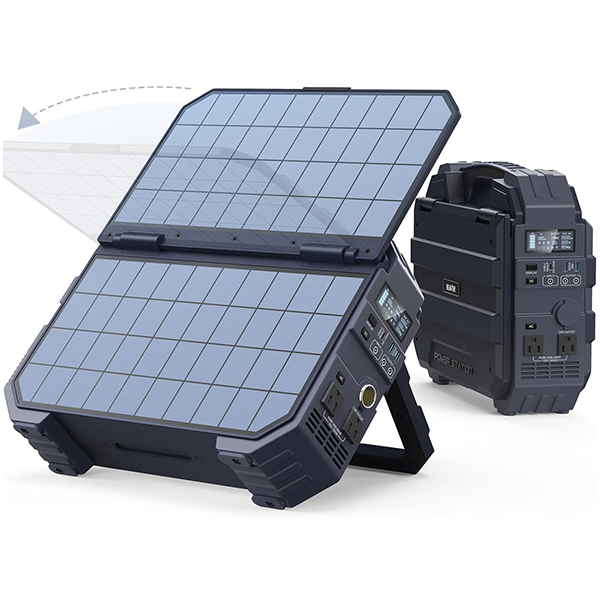 💥 Special Offers⚡BLAVOR Portable Power Station 1600W (Peak 3200W), Built-in Solar Panel, 1024Wh LiFePO4 Battery, 100W USB-C Fast Charge, Solar Generator for Home Backup, Camping, Power Outages & RV