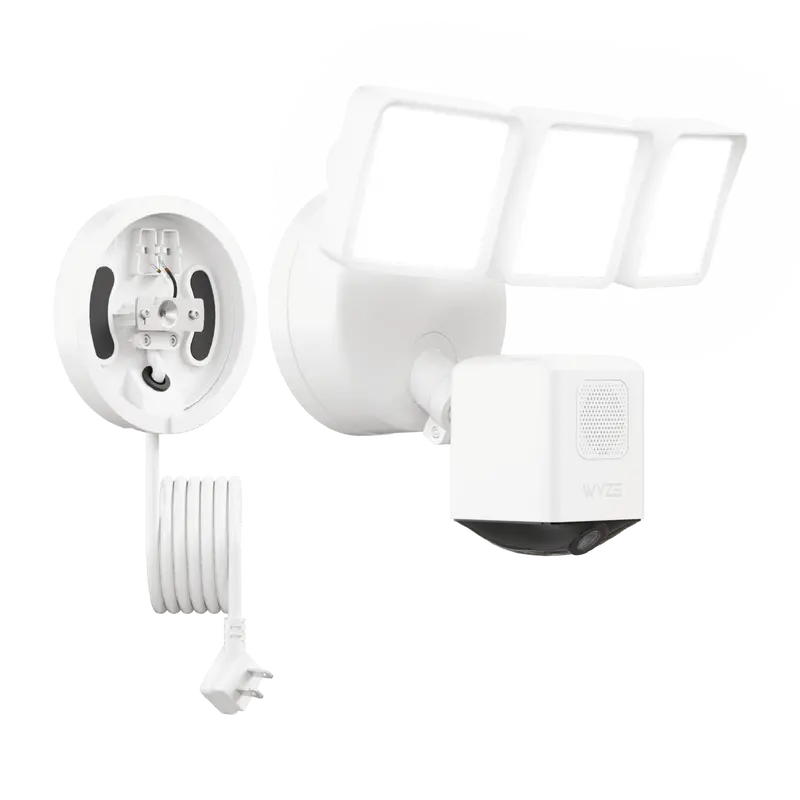 【Price Slash】Cam Floodlight Pro — Hard-Wired 2K HD Outdoor Smart Security Camera, Adjustable 3000 Lumen LEDs, Color Night Vision, 180º View, Motion Detection