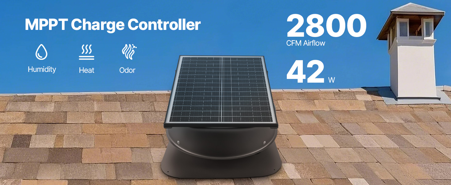 solar attic fan