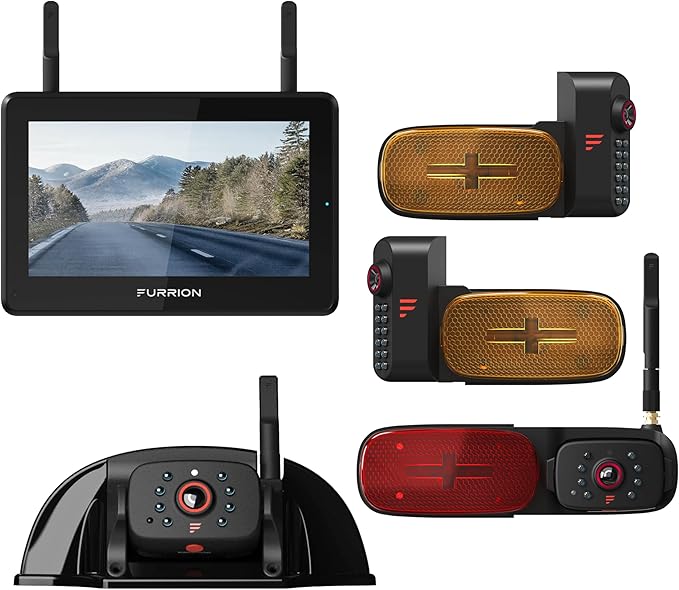 Furrion Magnetic Wireless Solar Backup Camera (with 7-inch IPS Touchscreen)