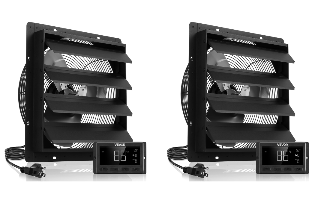 ✨Buy 1 Get 1 Free✨ VEVOR Exhaust Fan, Wall Mounted Attic Fan