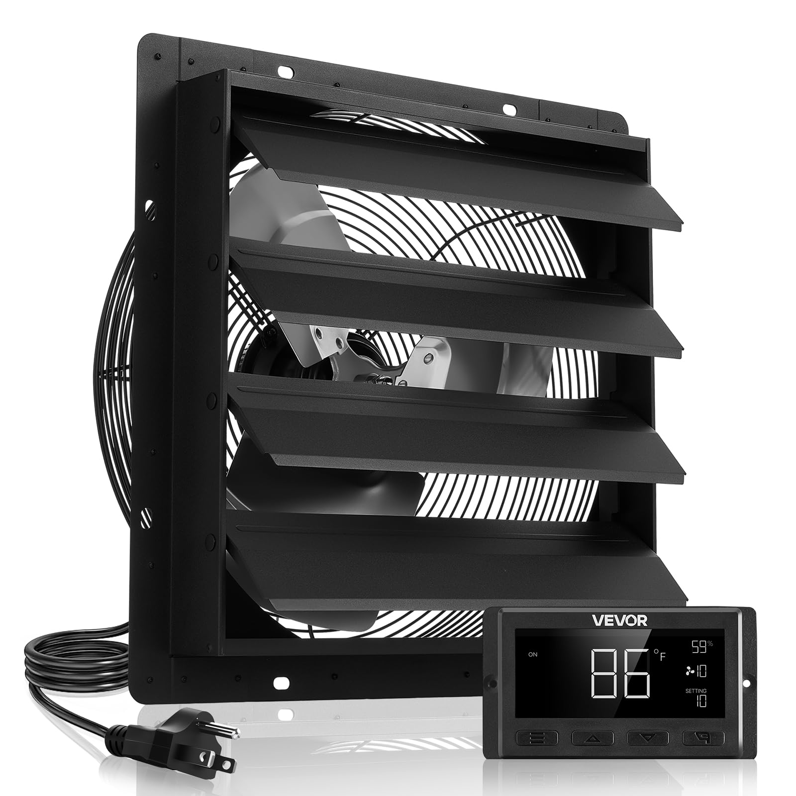 ✨Buy 1 Get 1 Free✨ VEVOR Exhaust Fan, Wall Mounted Attic Fan