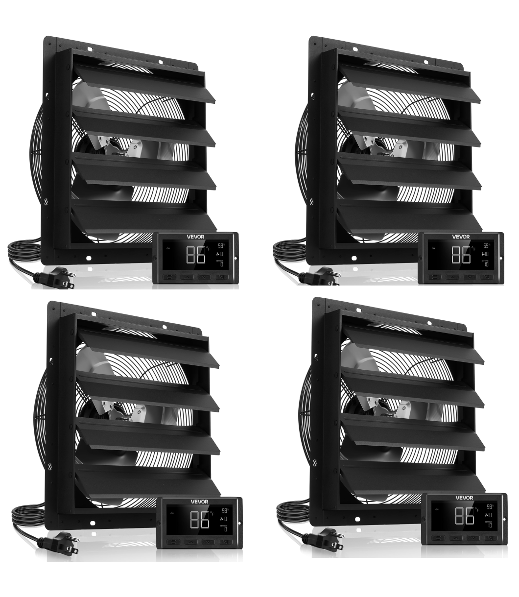 ✨Buy 1 Get 1 Free✨ VEVOR Exhaust Fan, Wall Mounted Attic Fan