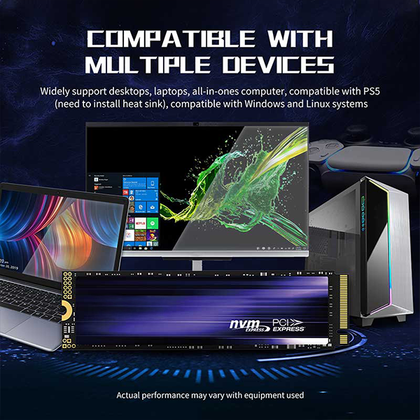 🏆Flash Sale⚡ 🎮 Fanxiang S880 1TB NVMe M.2 SSD for PS5 with Heatsink — Faster Load Times & Gaming Upgrade ⚡