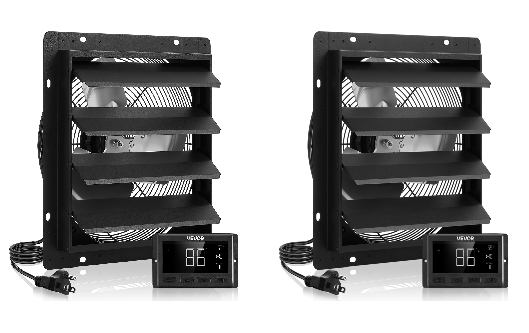 ✨Buy 1 Get 1 Free✨ VEVOR Exhaust Fan, Wall Mounted Attic Fan
