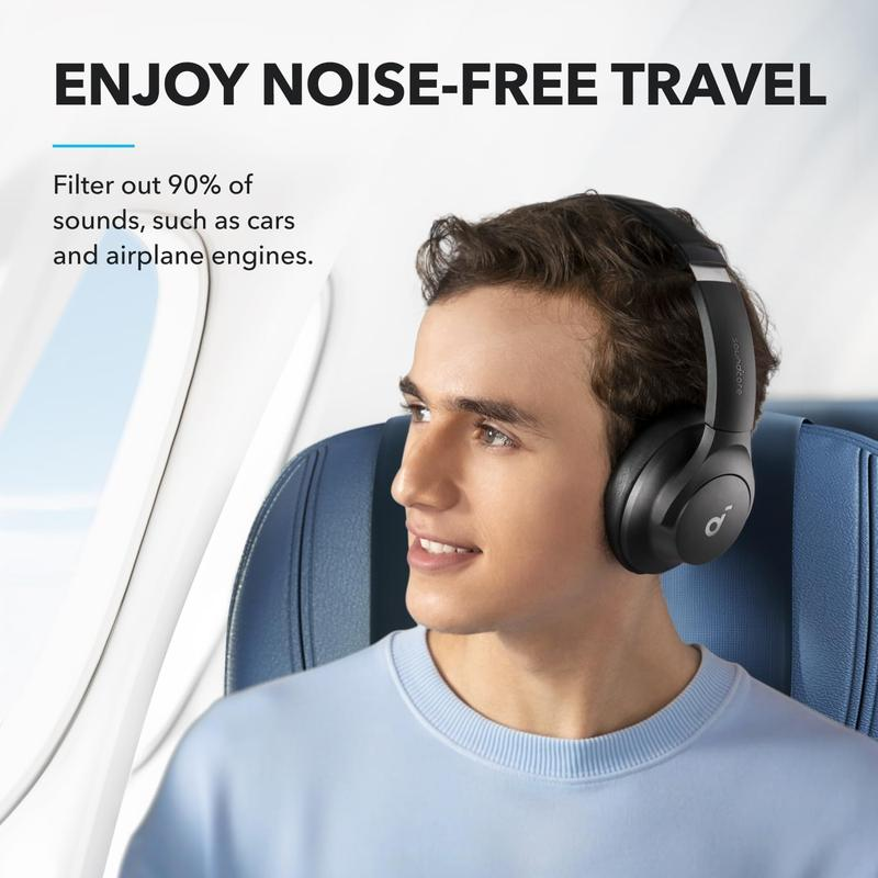 🔥LIMITED TIME SALE！Soundcore Q20i Bluetooth Headphones with Hybrid ANC 🤫Wireless Foldable Travel Over-Ear Headset ✈️