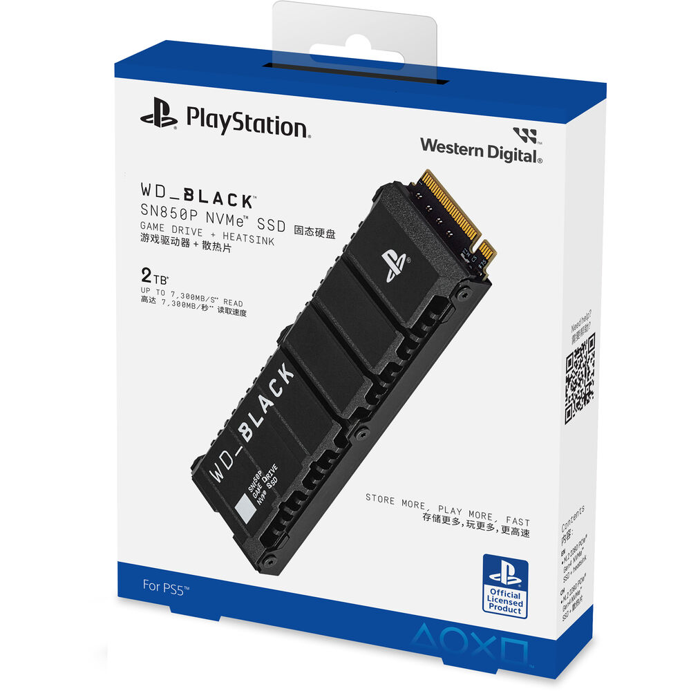 🔥Hot Sale🔥WD_BLACK 2TB SN850P NVMe M.2 SSD for PS5 Consoles
