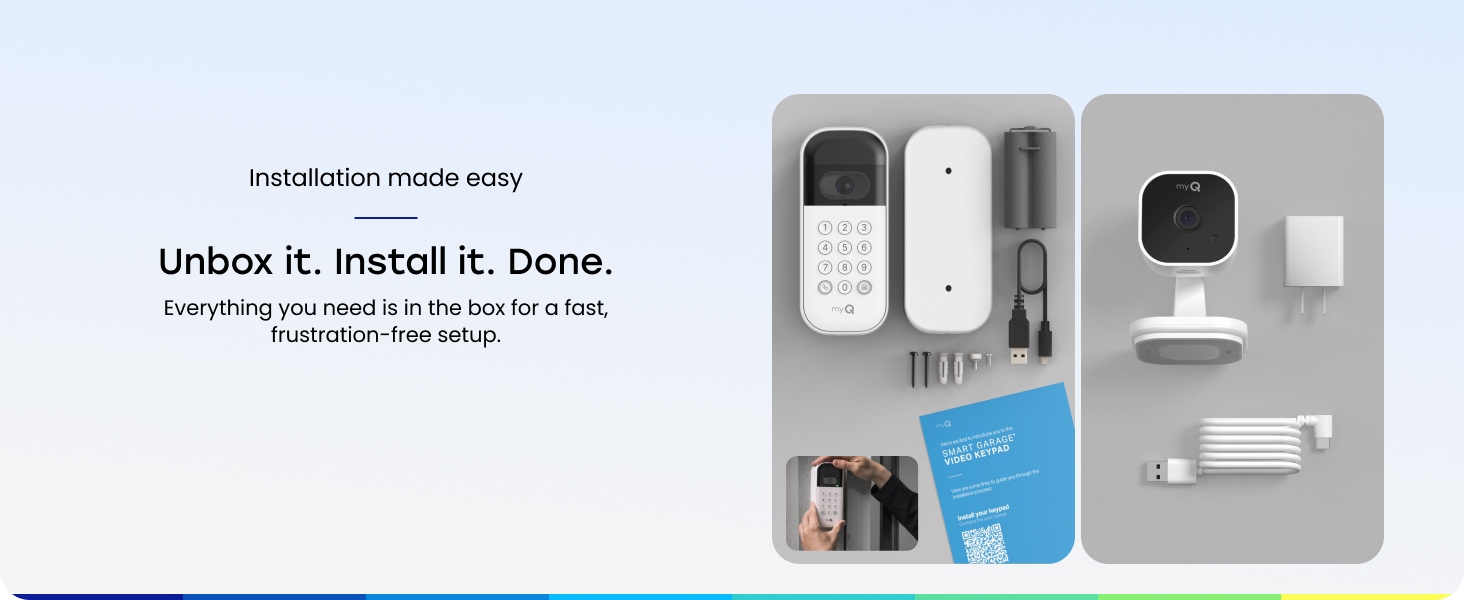 Installation made easy - unbox it. Install it. Done.