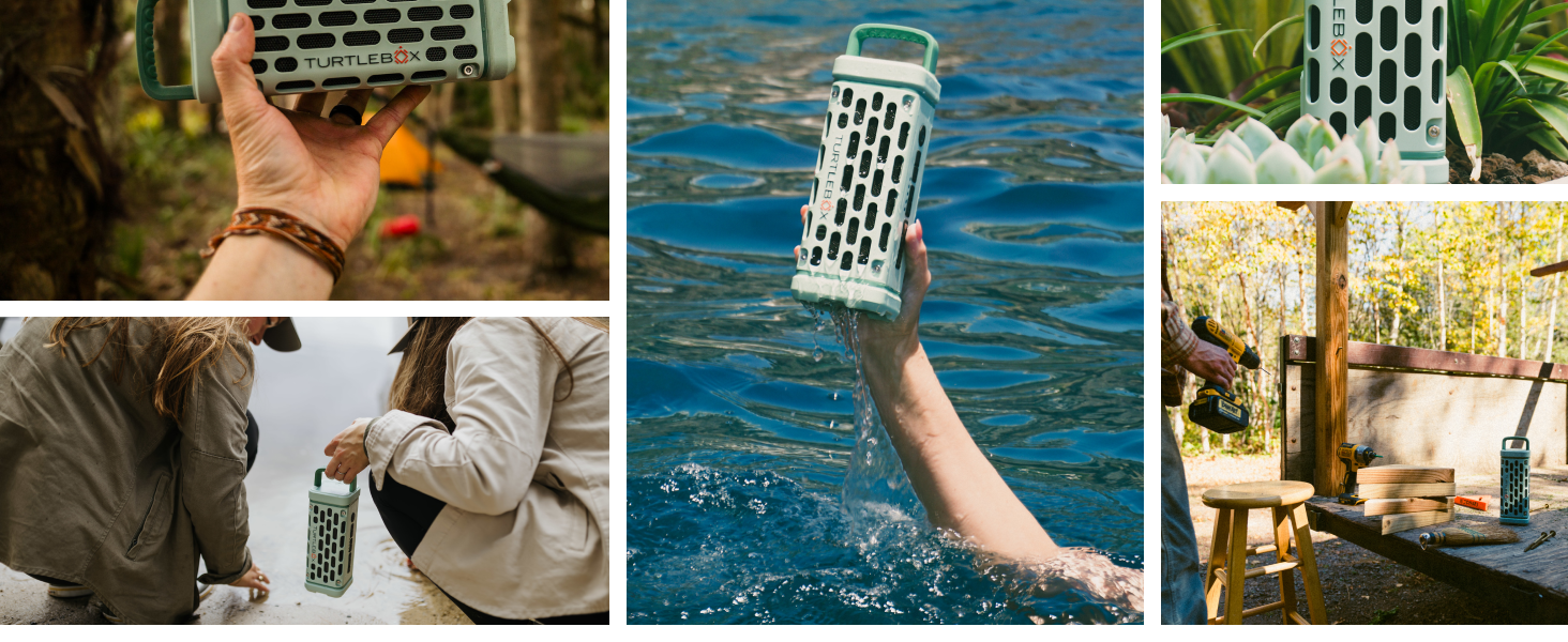 Built for life-on-the-go. Our most portable speaker, delivering bold sound &amp; endless versatility.