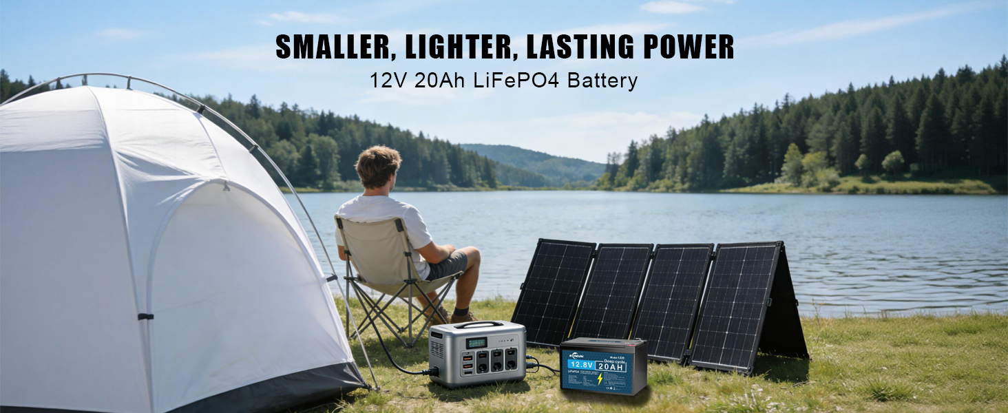 12V 20Ah LiFePO4 Lithium Battery