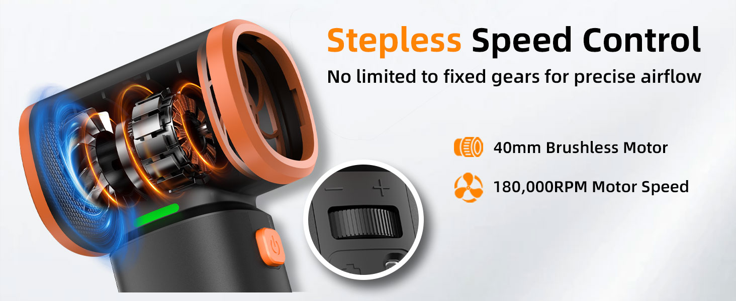 stepless speed control