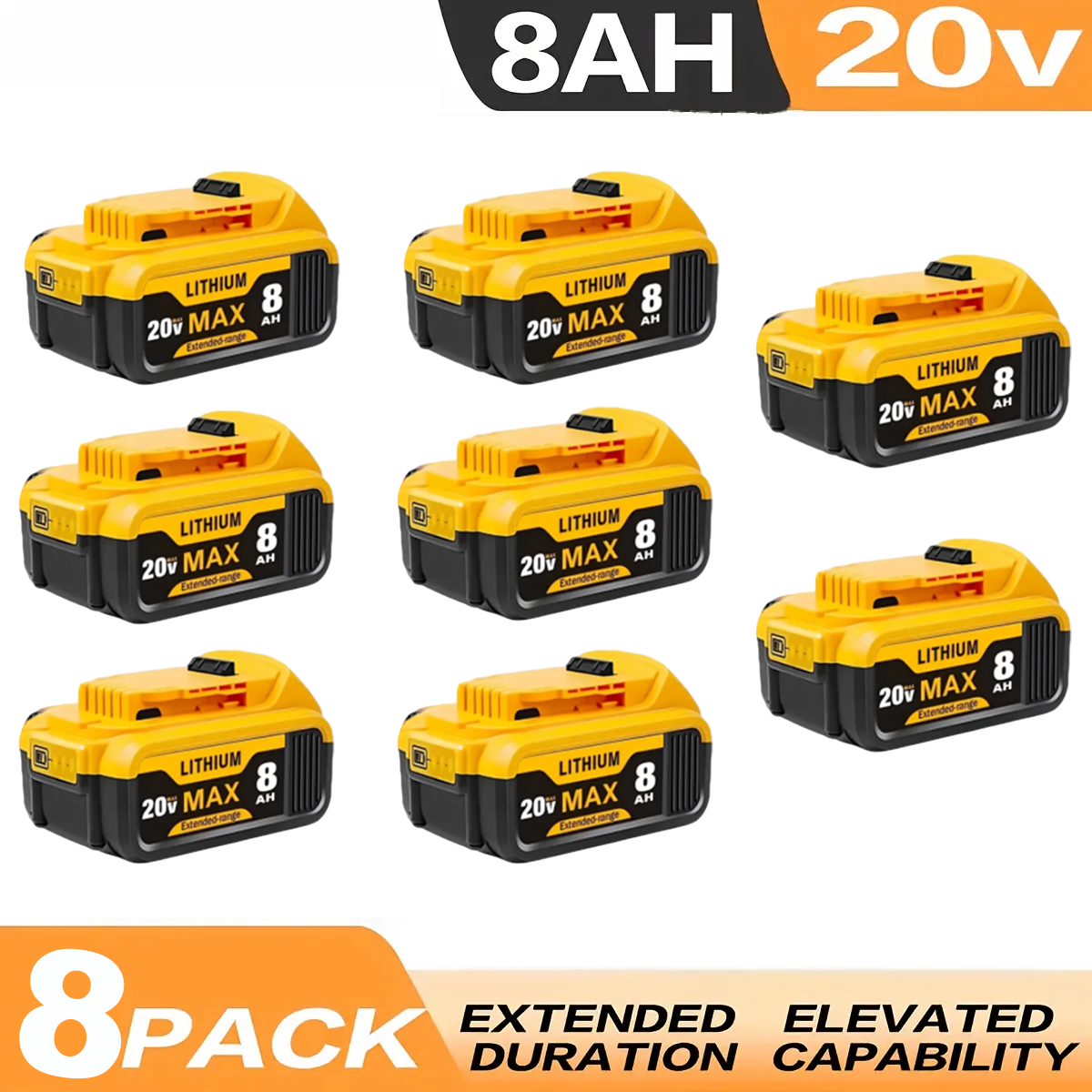 💥 Special Offers⚡Suitable for 20V 8.0AH lithium-ion MAX batteries