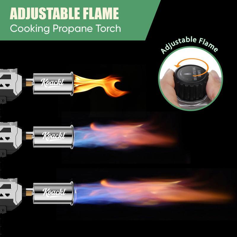 ARTFLAMM Powerful Propane Torch , Multi-use Torch With Adjustable Flame, Blow Torch for Campfire, Fire Pit Starter, Fun Gift (Propane Tank Not Included) fathersdaygift