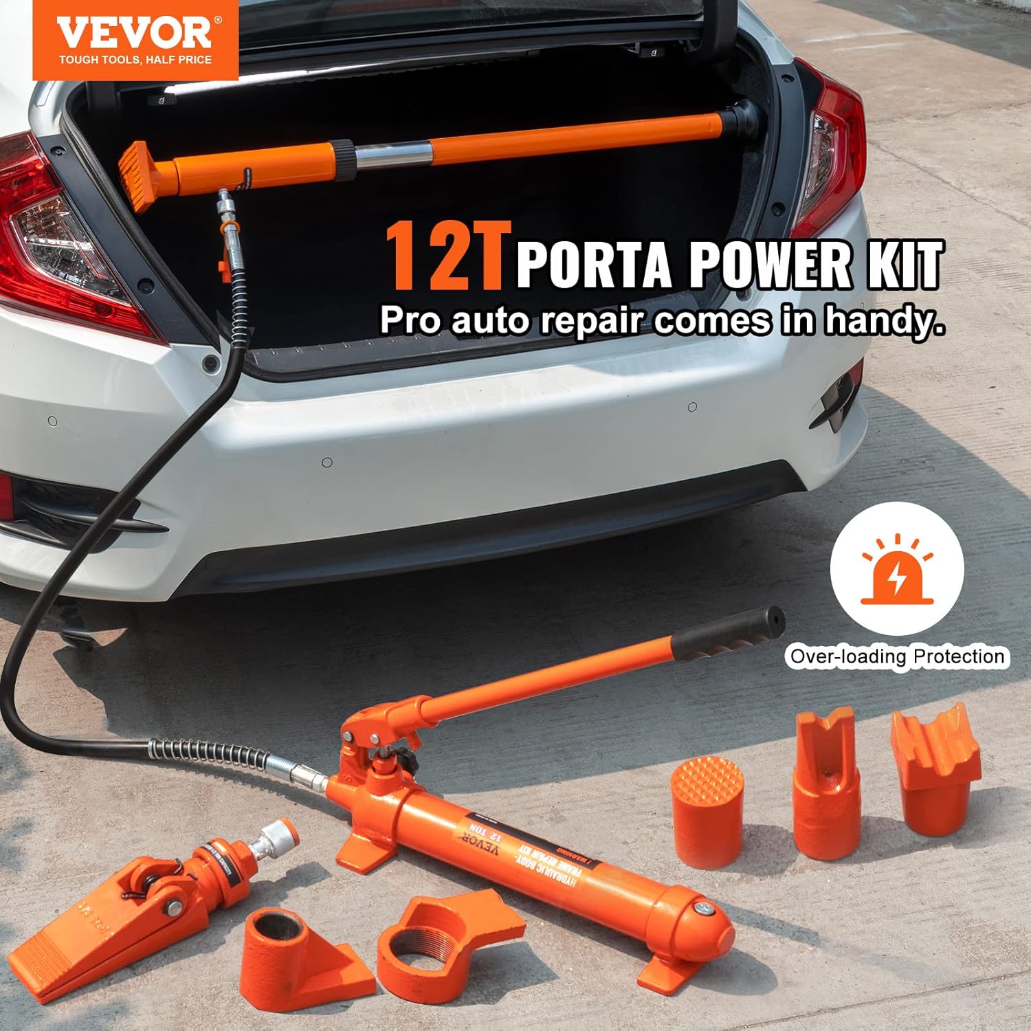 Limited-Time Promotion — VEVOR 12-Ton Portable Hydraulic Power Kit